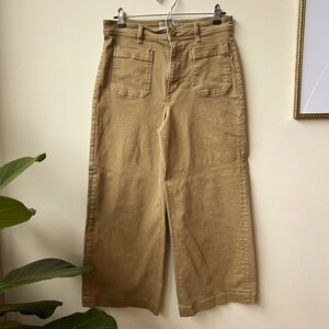 Everlane Wide Leg Cropped Pants